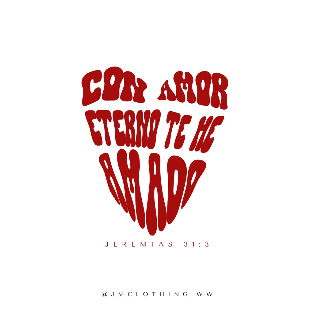 CON AMOR ETERNO TE HE AMADO