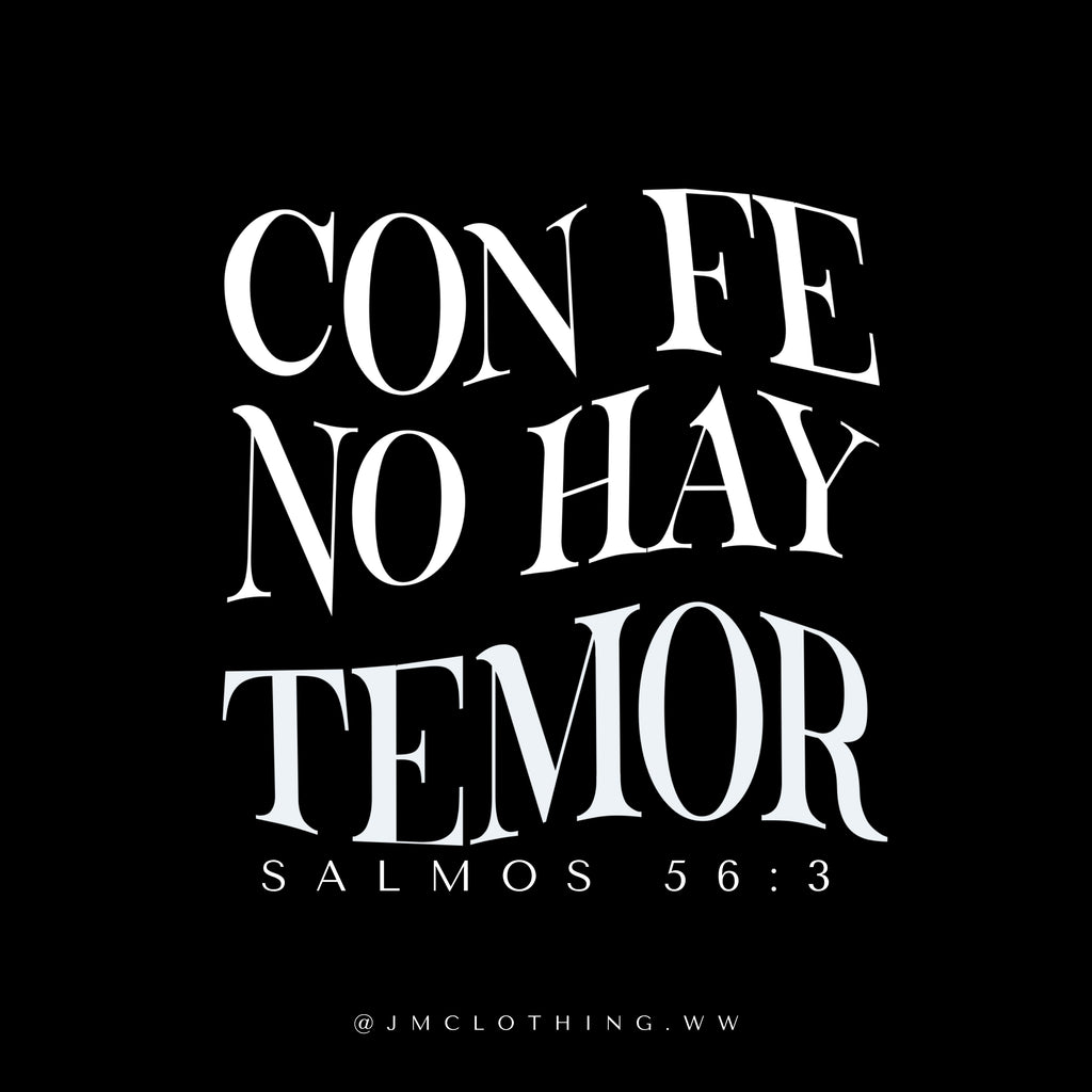 CON FE NO HAY TEMOR